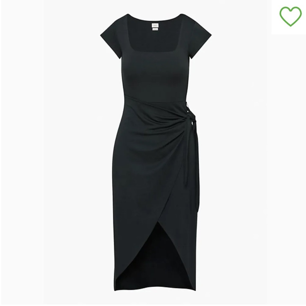 Wilfred Black Midi Dress